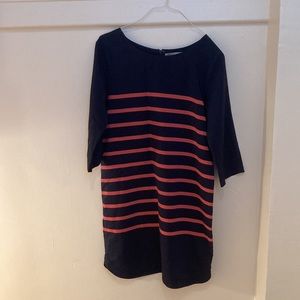 Gap • Striped Dress Casual 3/4 Sleeves